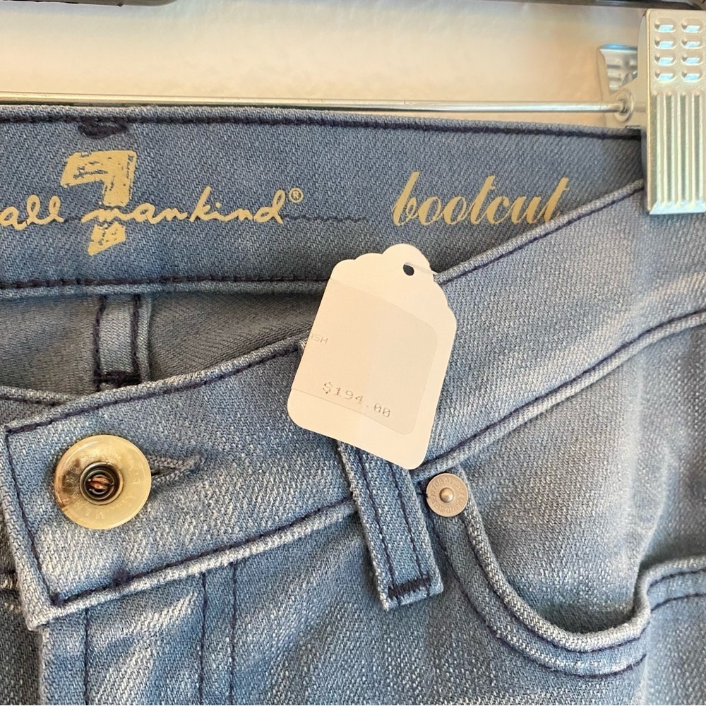 7 For All Mankind Blue‎ Boot Cut Jeans Timeless Style - Picture 5 of 8